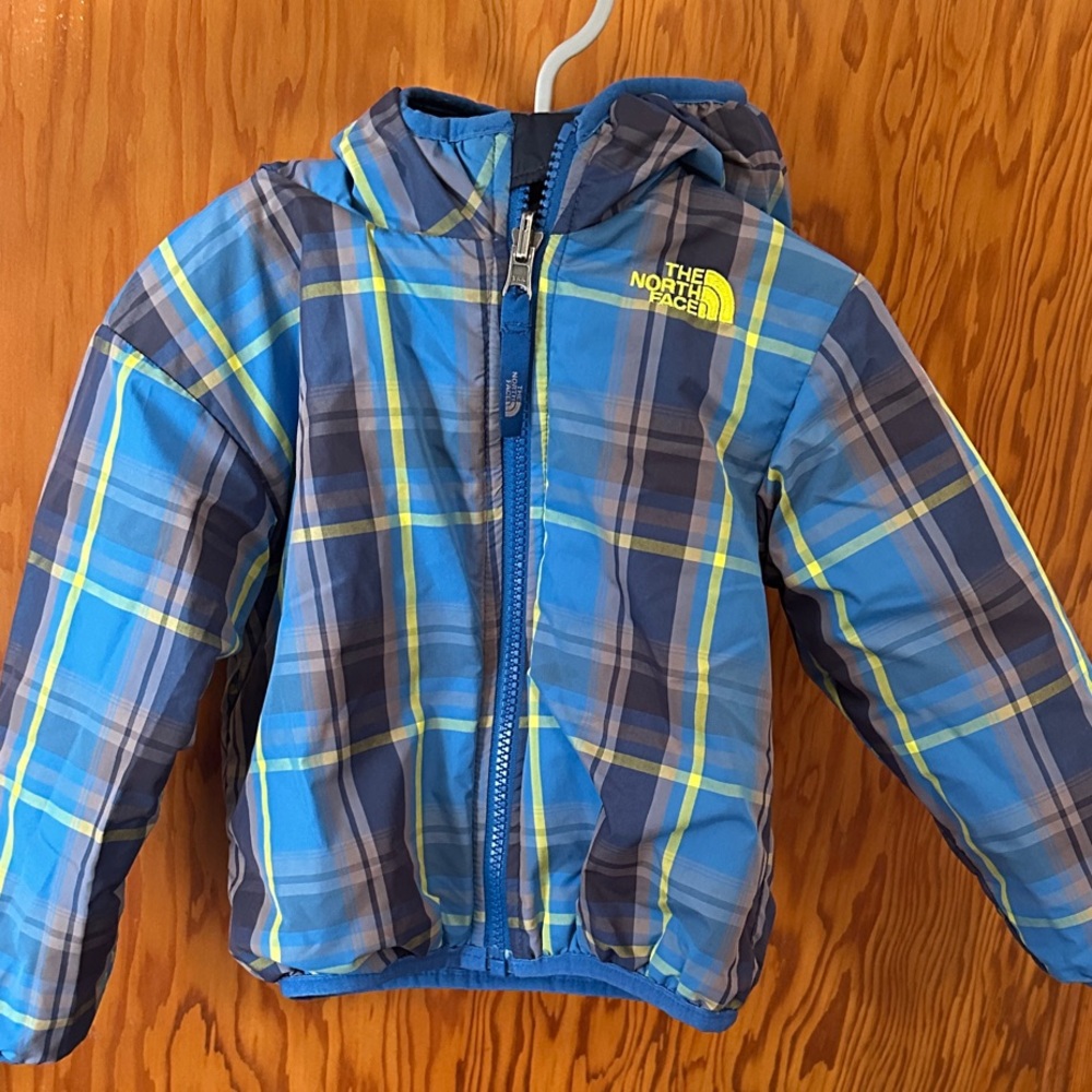 The North Face Navy and Bright Blue Quilted Jacket